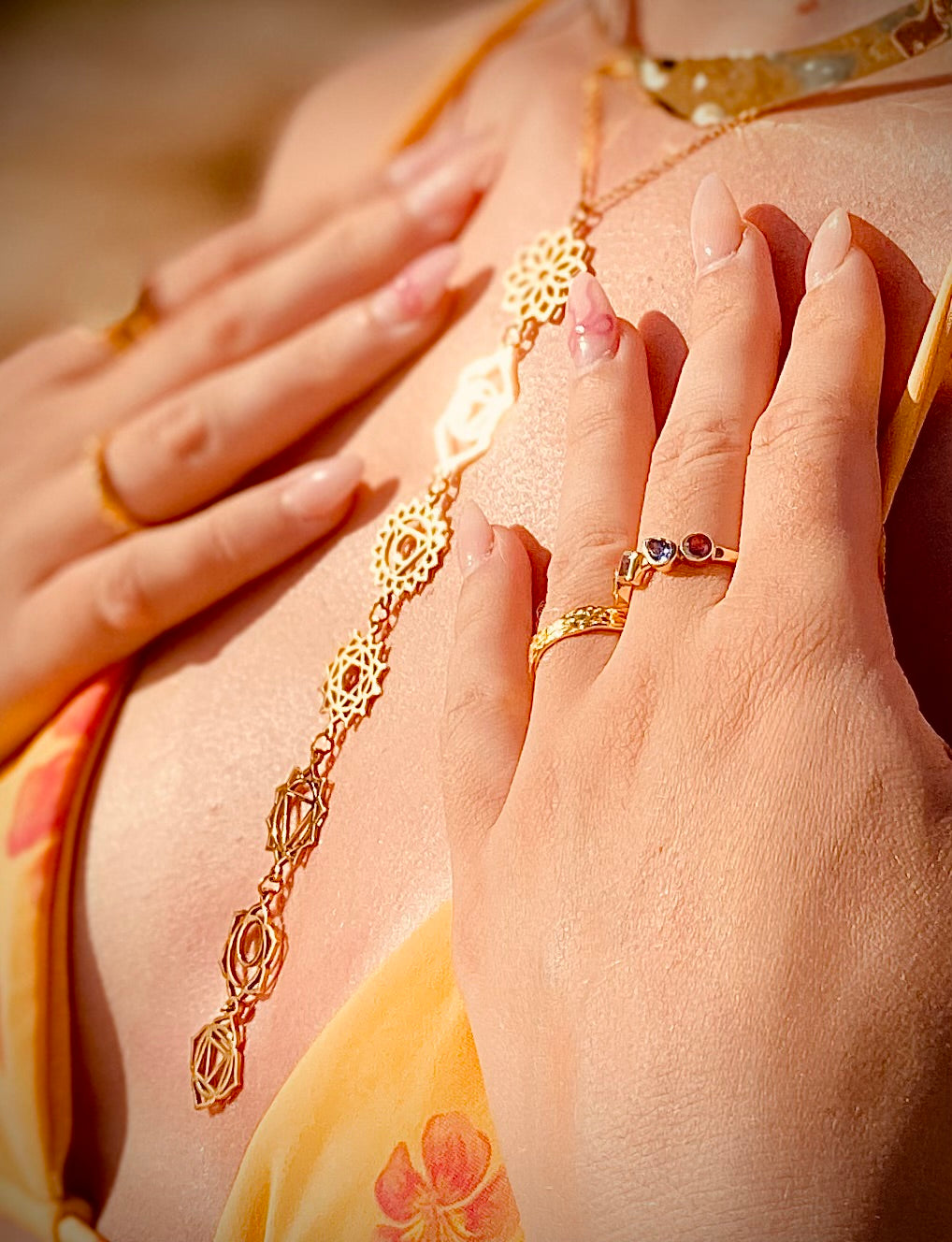 GEMMA Gold Ring with Gemstones