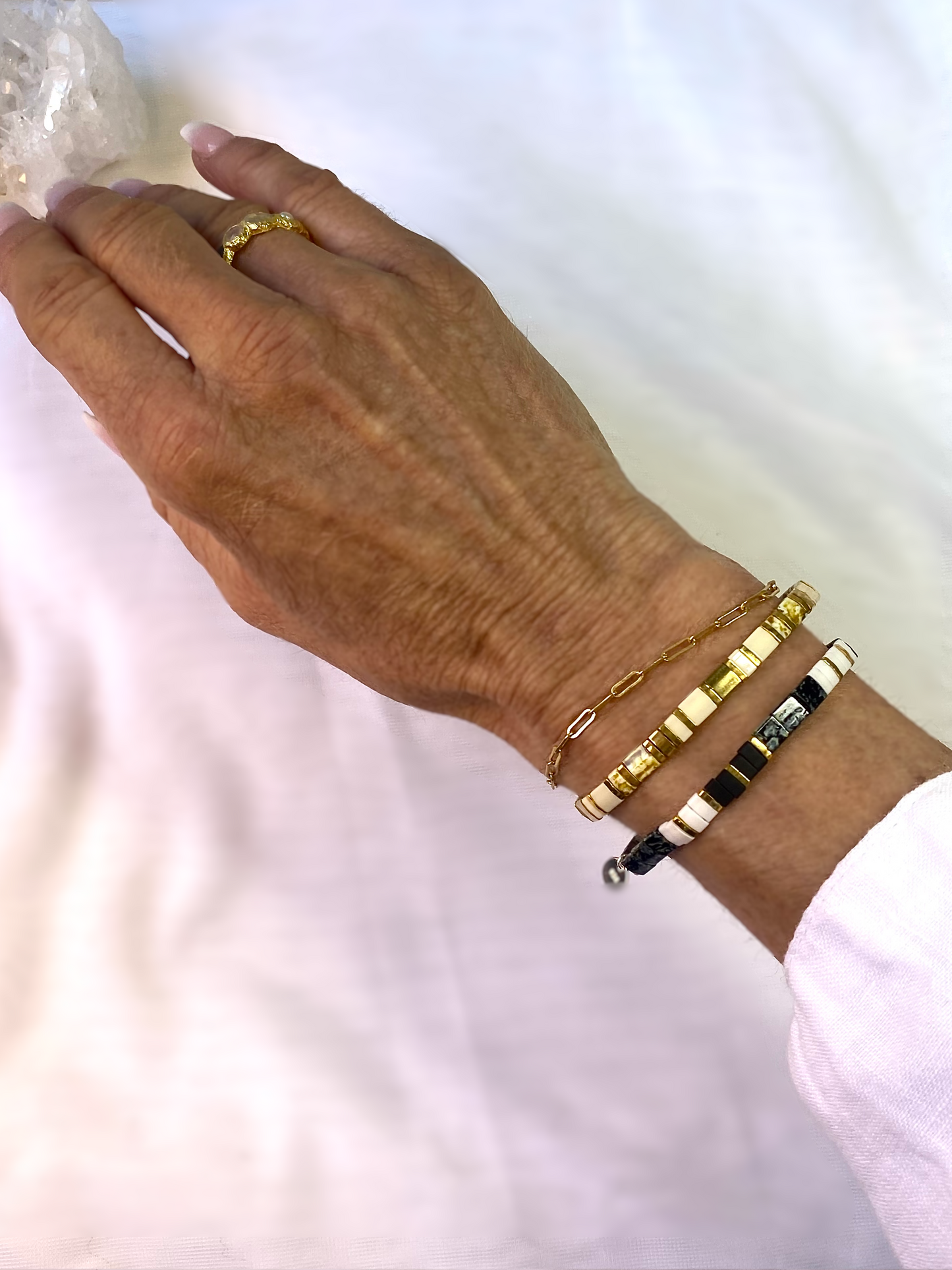 Gray Wolf Spirit Animal Bracelet