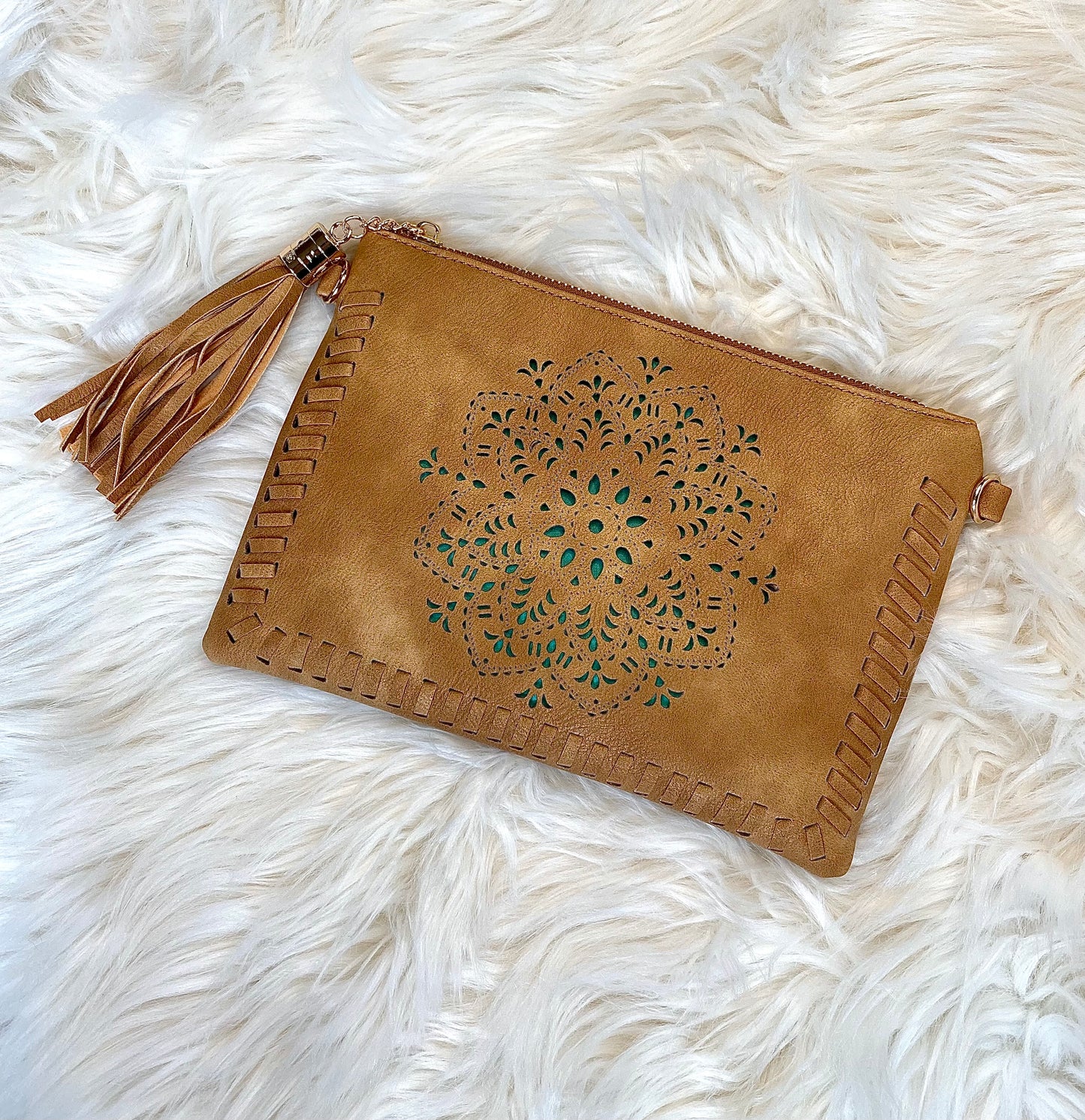 Vegan Mandala Clutch