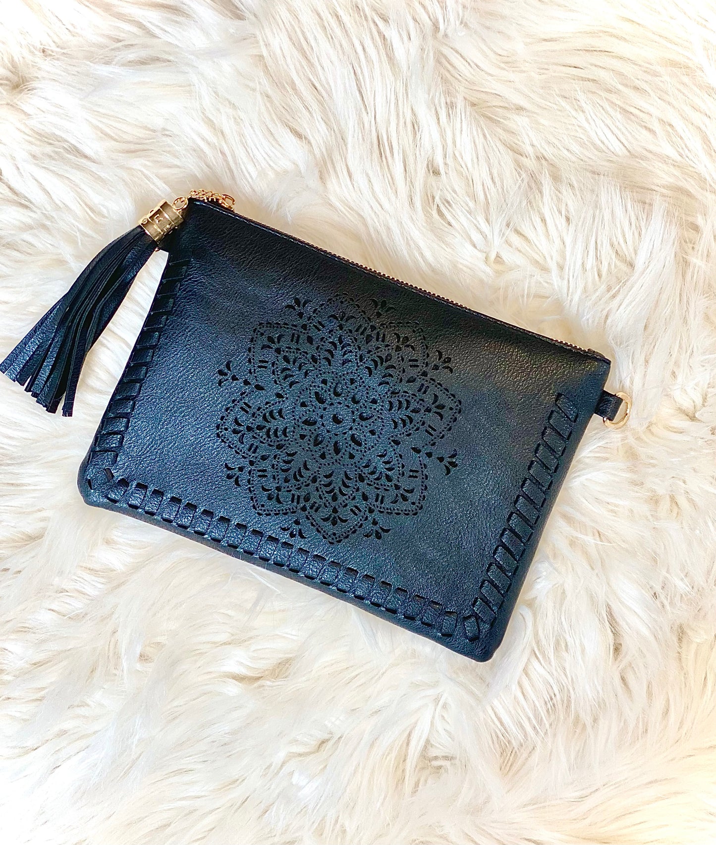 Vegan Mandala Clutch