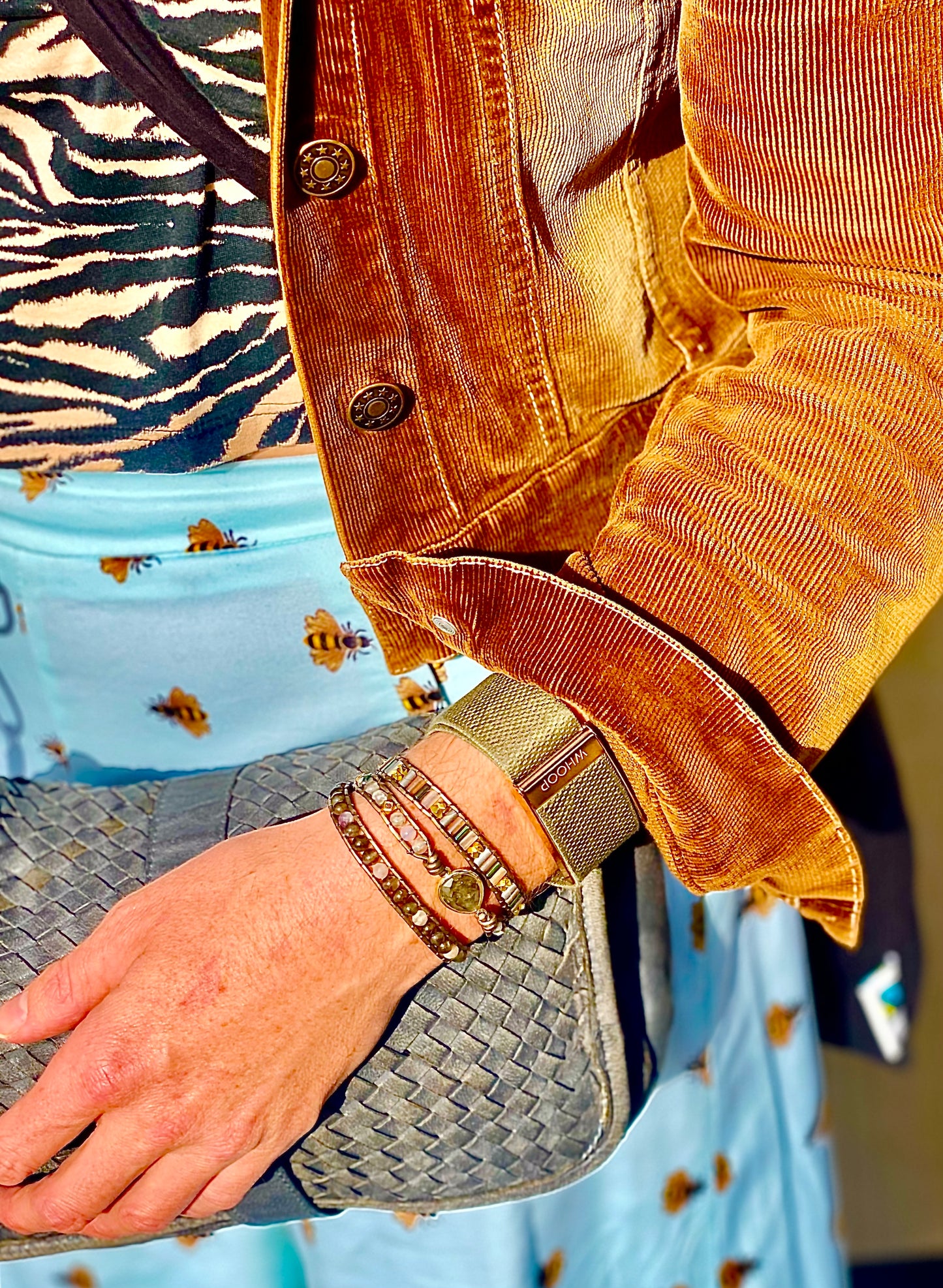 Labradorite Crystal Wrap Bracelet