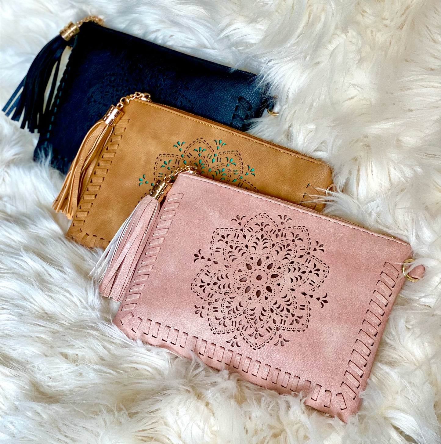 Vegan Mandala Clutch