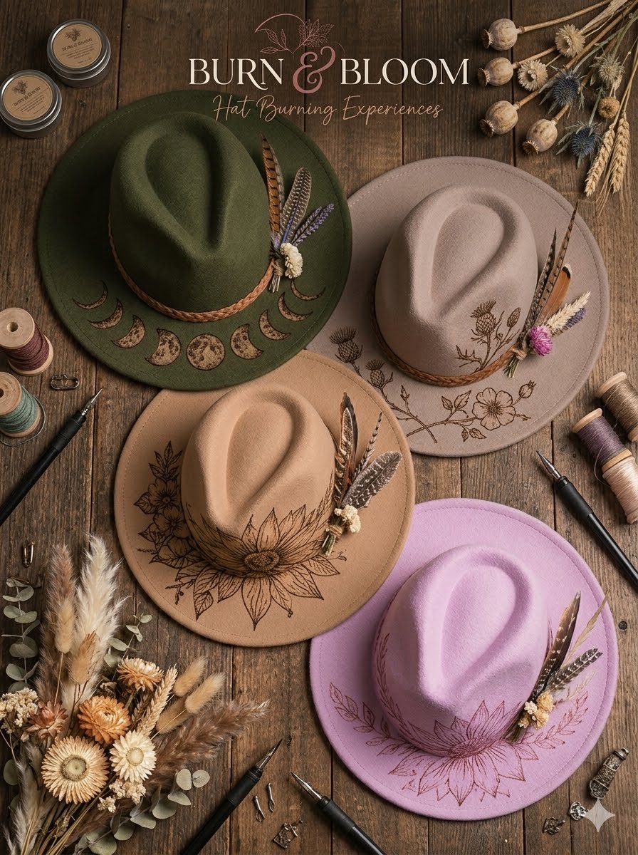 Burn and Bloom ~ Hat Burning Workshop