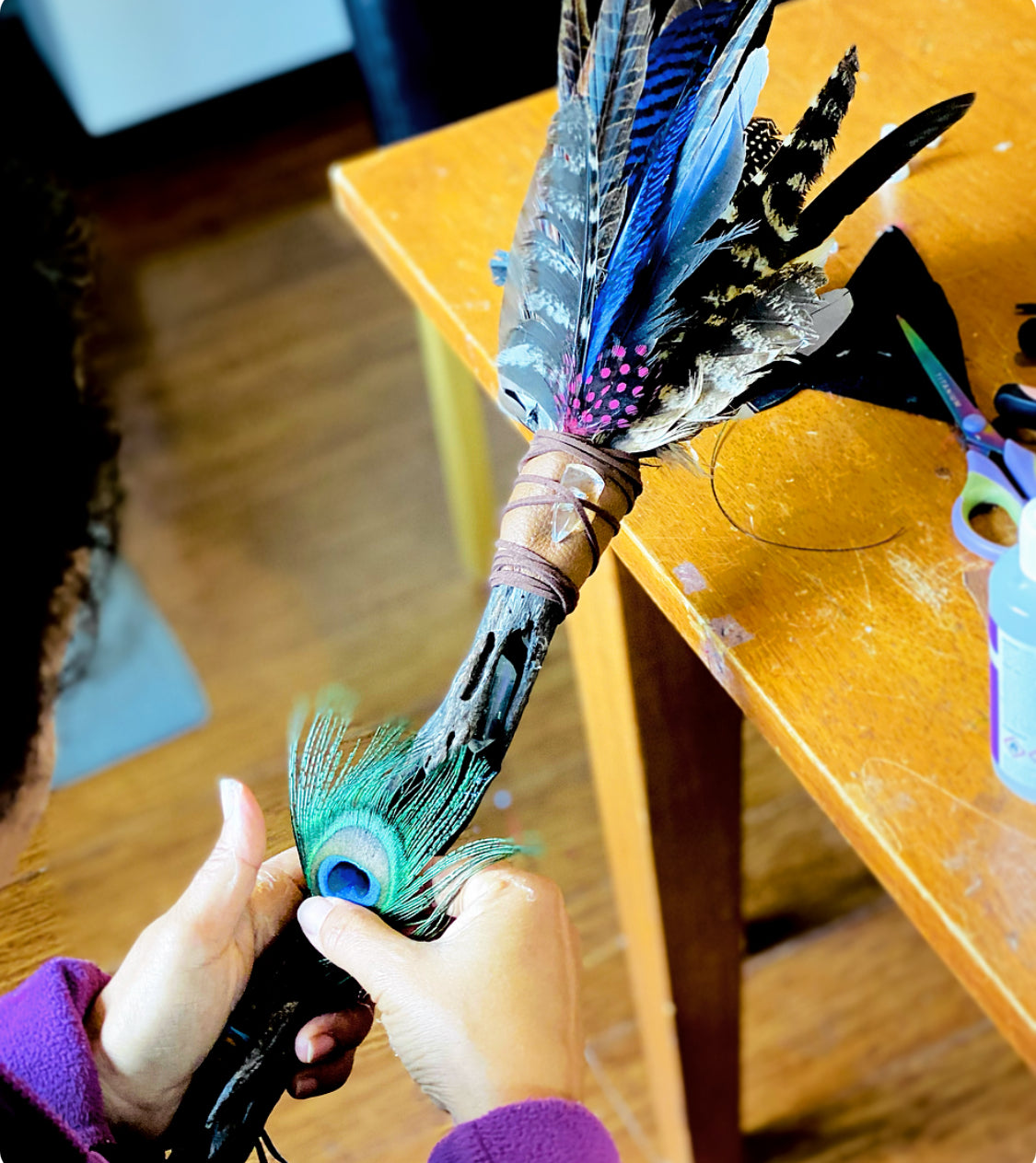 Feather Wand Workshop ONLINE ~ Craft your own Feather Wand