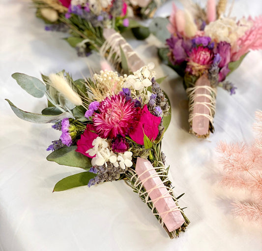LOVE ~ Wildflower Bundle with Rose Quartz